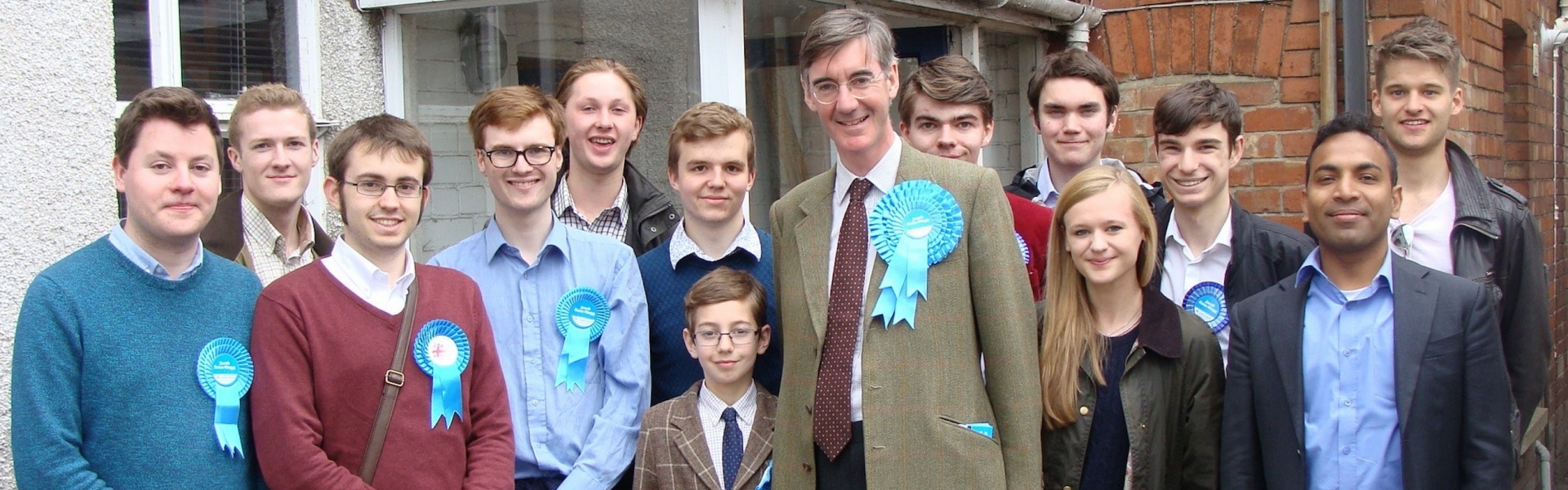 Jacob with supporters