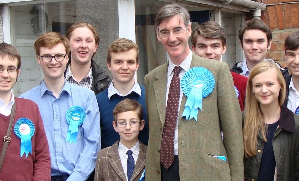 Jacob with supporters
